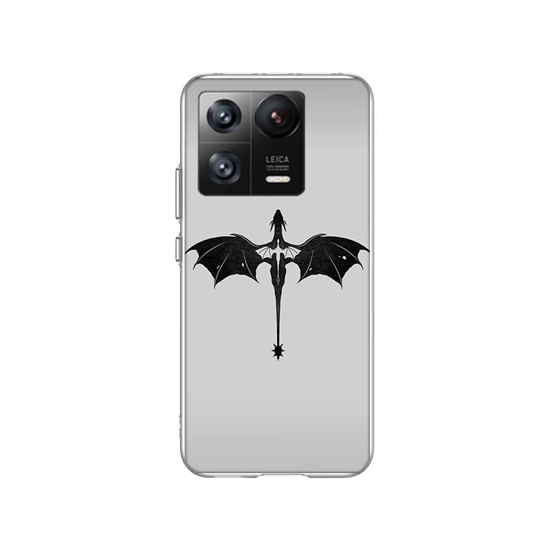 F-Fourth W-Wing Dragon Phone Case For Xiaomi 14 F7 Ultra Mi 15 Poco X7 X6 X5 Pro M6 M5 M5S F6 F5 F4 GT F3 Cover Coque TPU Soft C