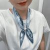 Весна и лето новая жемчужная бабочка шелковый шарф женский корейский универсальный маленький шарф модный лента декоративный шарф