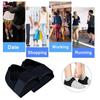 1 Pair Of Heel Protection Sleeves Shock-absorbing Pressure Height Increasing Pad Silicone Anti Slip Half Pad