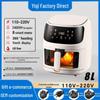 Multi-Function Touch Screen Air Fryer: Large Capacity Electric Fryer for Home