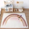 «Детский коврик для ползания Nordic Rainbow — милый реквизит для детских игр и фотографий»