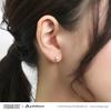 Коллаборация Phiten Snoopy Woodstock Асимметричные серьги 2P Binaural из нержавеющей стали Официальный Phiten PEANUTS [Shinjuku Ginnokura]