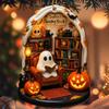 Read Halloween 2D Flat Acrylic Hanging Decoration Halloween Night Decoration Listing