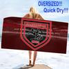 Samsunspor Print Beach Towel, Large Soft Quick Dry Towel for Beach Camping Swimming