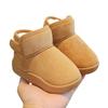 2024 New Children Shoes Simple Plush Warm Cotton Shoes Daily Antiskid Thick Soft Sole Girl Casual Snow Boots Boy Winter Sneakers