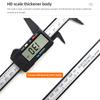 150mm Electronic Digital Caliper Carbon Fiber Dial Vernier Caliper Gauge Micrometer Measuring Tool Digital Ruler