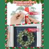 Christmas Wreath Hangers Mantel Garland Hooks Adhesive Christmas Stockings Hangers Reusable Wreath Hooks