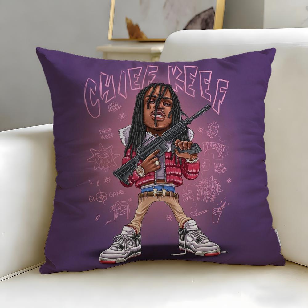 Популярный рэпер Chief Keef Наволочка Мягкая Легко стирающаяся Наволочка Универсальная для Дивана Кровати Путешествий и Офиса