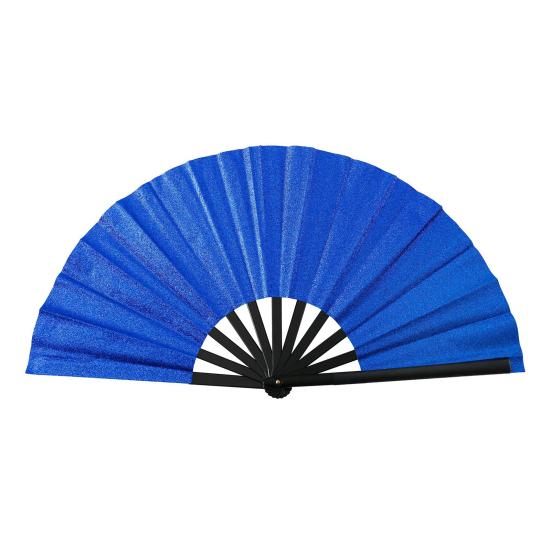 Блестящий складной веер для кунг-фу, танцевальное представление, портативный легкий летний охлаждающий вентилятор, украшение, аксессуары для вечеринки