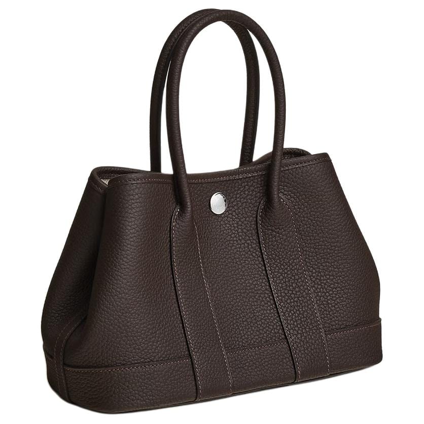 HERMES Neo Garden Negonda Calfskin Handbags Mini Women's T3 Bai Braun Date Brown H086422CKT3