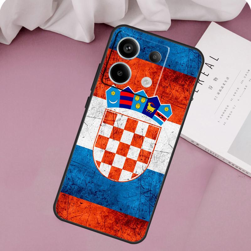 Чехол Флаг Хорватии для Xiaomi Redmi Note 14 13 12 11 10 9 Pro 11S 12S Redmi 15C 14C 10C 12C 13C 15