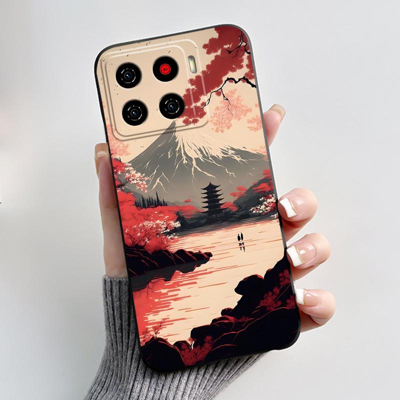 Чехол для ZTE Blade A56 Z2473 Милый Мультяшный Черный Кролик с Сердечком Мягкий Силикон Защитный Чехол для Телефона ZTE Blade Nubia A56 Pro