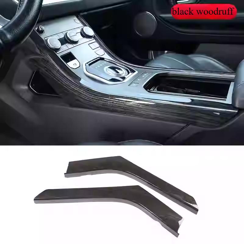 For Land Rover Range Rover Evoque 12-18 Car Center Console Decoration Strips Trim ABS Center control side protection accessories