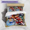 3pcs Duvet Cover Set (1*Duvet Cover + 2*Pillowcase, Without Core), Saint Seiya Print Bedding Set, Bedroom Decor, All‑Season, Birthday Gift