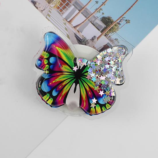 Мобильный телефон Палец Складной Портативный Держатель-бабочка Противоударный Зыбучий песок Телефон Расширяющаяся подставка-грип