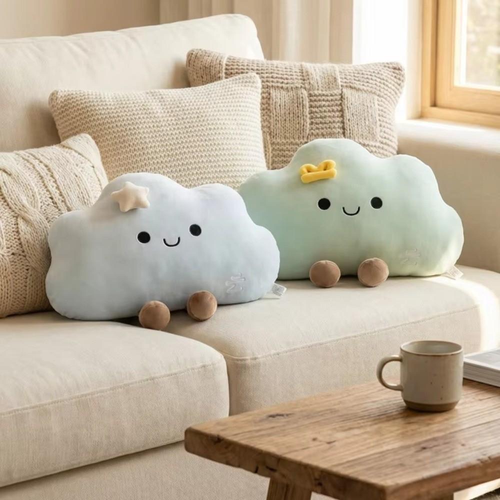 55x45CM Plush Throw Pillow Fluffy Soft Sofa Cushion Creative Cloud Plush Toy Bedroom