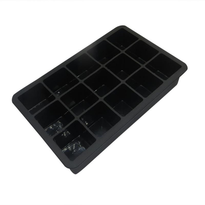 15 Grid Silicone Ice Maker DIY Ice Trays Molds Kitchen Accessories
