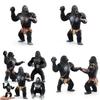 Lifelike Gorilla Warrior Figurine Pvc Jungle Animal Model For Home Decor