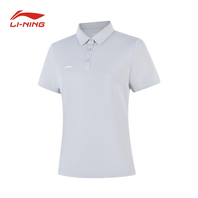 Унисекс рубашка-поло Li-Ning с коротким рукавом, деловой кэжуал