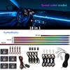 Светодиодная подсветка салона автомобиля Symphony с управлением по Bluetooth через приложение, RGB 213 цветов, стример, радужная акриловая полоса, лампа для создания атмосферы в салоне