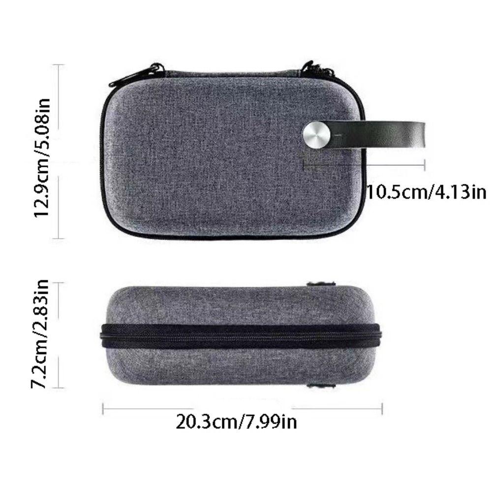 Lightweight Travel Organizer Bag Multiple Compartments Data Cable Organizer Office