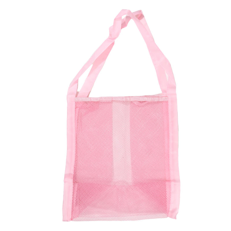 1 шт. Однотонная пляжная сетчатая сумка большой вместимости, многофункциональная сетчатая сумка на одно плечо для пляжа, улицы, путешествий, сумка для хранения