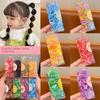 Colorful High Elastic Kids' Hair Bands - Cute Candy-Color Rubber Bands for Girls