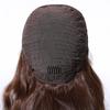 ALAN EATON Synthetic Front Lace Wig Red Brown Long Highlight Wave Middle Part Hair Synthetic Wigs Daily Party for Women