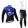 Cross-border bicycles Spring and Autumn men's and women's long-sleeved suits Speed down suits Tour de France version cycling suits Foreign trade