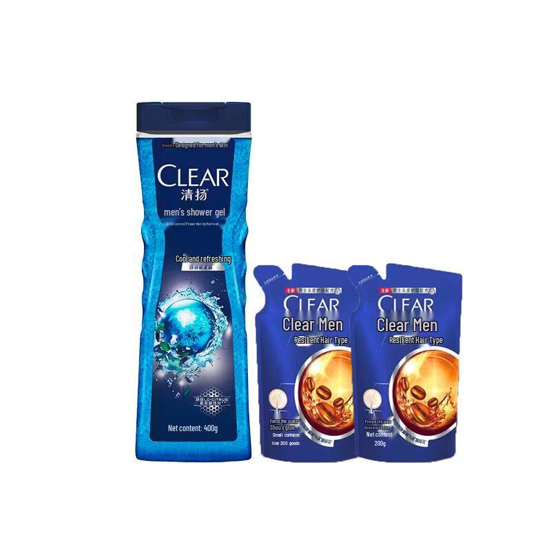 Clear Men Icy Cool Body Wash & Shampoo Duo Set