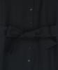 Льняное платье-рубашка с поясом BROOKS BROTHERS (черный) (Bbdzwm7129Ues)