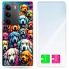 Etui Do Realme C75 / 14X 5G Obudowa Foto Case Plecki Psy + Szkło 9H