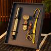 Exquisite Xianci Year of the Horse Brass Koi Bookmark Set: Engravable Holiday Gift and Souvenir for Students