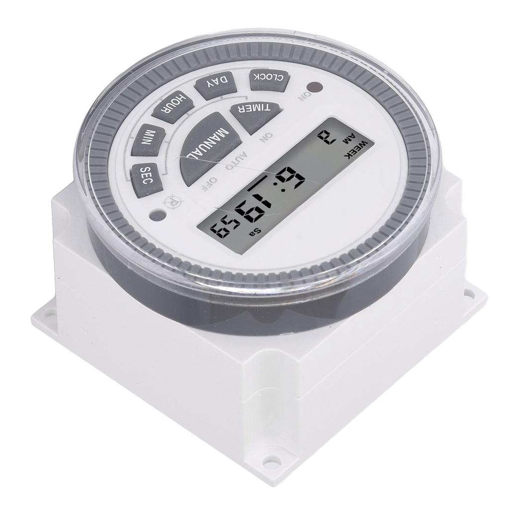 Digital Timer 1 Min To 168 Hours 7 Day Timer Switch 10A DC12V Input LCD Display Time Controller
