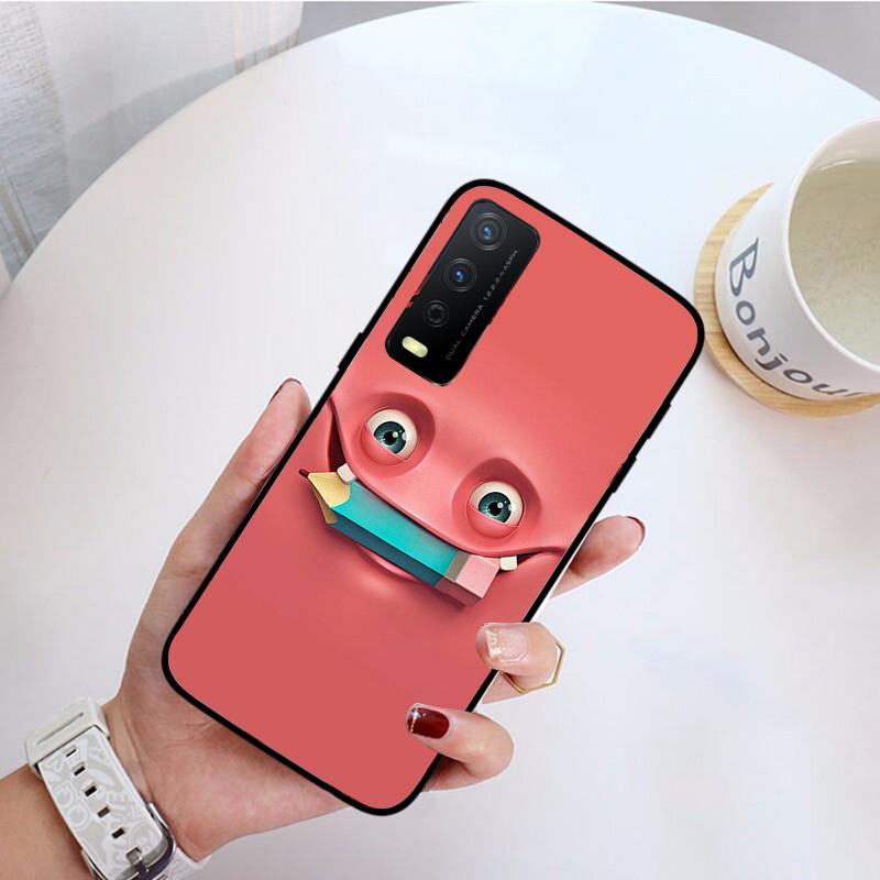 Чехол для телефона Art Funny Faces для VIVO Y31 Y21 Y70 Y21S Y20 Y72 1907 Y12 Y11S Y53S Y33S Y55 Y76 Y51 Y15S Y01