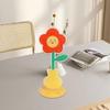 Creative Desktop Flower Ornaments Cute Cartoon Acrylic Note Holder Multi-functional Photo Desktop Storage Home Decorations