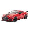 Большой размер 1/18 Ford Mustang Shelby GT500 Металлический сплав Модель Спортивного Автомобиля Литые Металлические Модели Гоночных Автомобилей Игрушки со Звуком и Светом Подарки