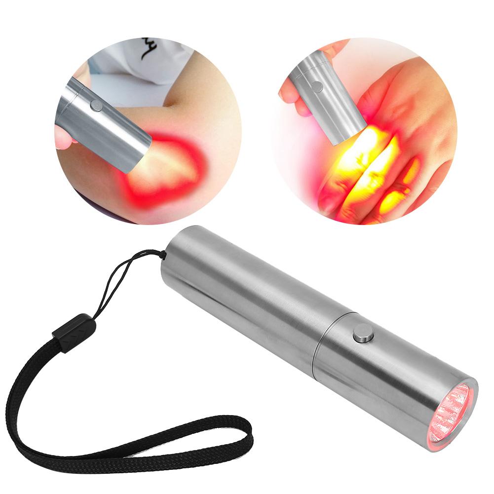 Светодиодный красный свет портативный прибор для снятия боли, омоложения кожи, лечения морщин красным светом