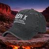 GEN X Retro Print Unisex Washable Baseball Cap Black  Casual Outdoor Camping Hiking Travel Sports Fishing Basketball Rugby