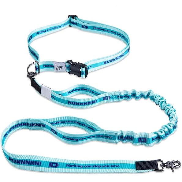 Hands Free Dog Leash with Waist Belt Lifetime Replacement, Dual Handle Bungee Leash for Running, Jogging, Hiking and Walking, for Medium and Large