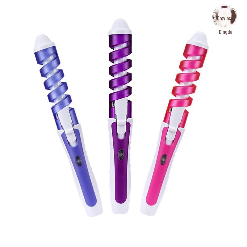 Спиральные электрические щипцы для завивки волос с защитой от ожогов