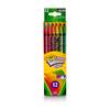 | Set of Colored Pencils | Twist with Eraser 12 Pcs