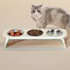 Foldable Stainless Steel Cats Feeder Anti-spill Multi-combination Pet Bowl Protect Neck Dogs Food Drinking Bowl Pets Accessories