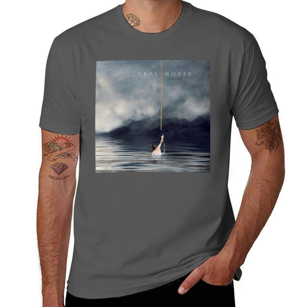 Neal Morse Lifeline Album Cover Art Merch Tshirt Casual Simple Design Short Sleeve Shirt