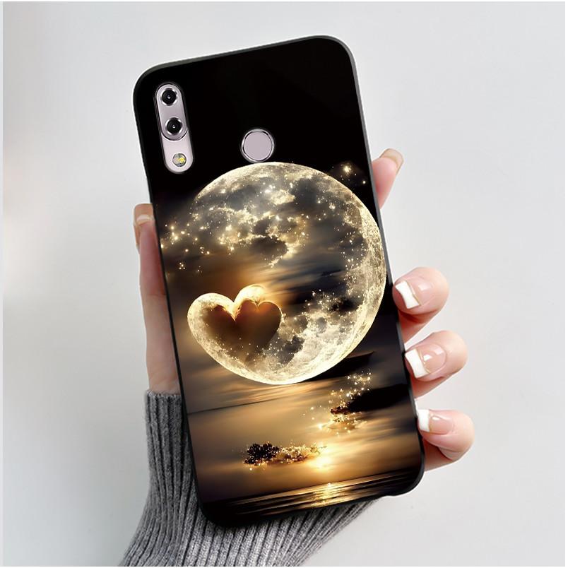 For ASUS Zenfone 5 ZE620KL ZF620KL X00QD 5z ZS620KL Z01RD Case Luxury Cute Love Rabbit Funny Black Soft TPU Silicone Back Cover