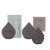 Japan ETVOS Relaxing Massage Brush Brush Kit Hard Charcoal Gray DB