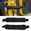 2pcs Car Door Restriction Rope Protection Limiting Strap Fits for Jeep Wrangler TJ 1997 2006Black