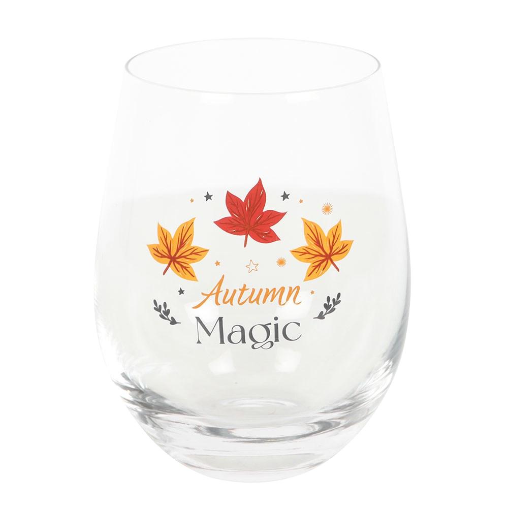 Something Different Autumn Magic Stemless Glass