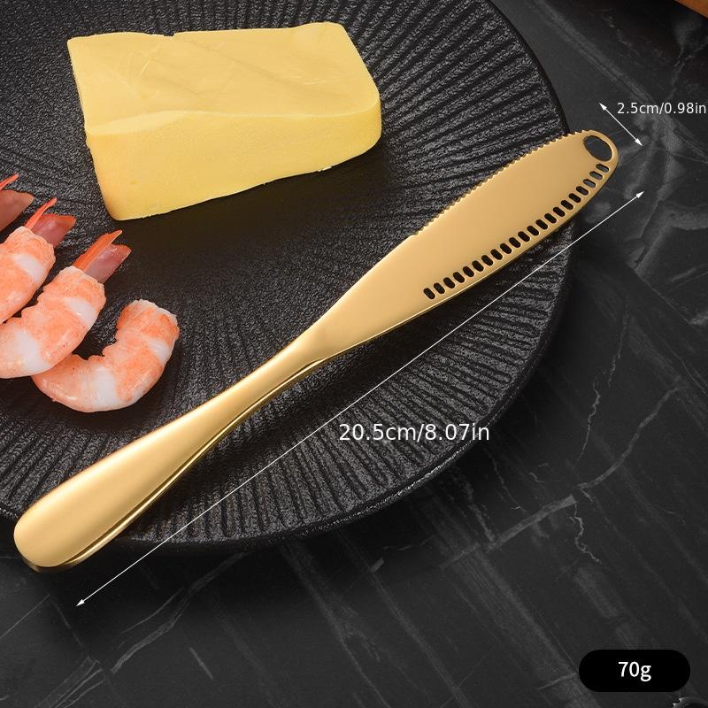 1 шт. Нержавеющая сталь нож для масла с отверстием, нож для сыра, сыра, хлеба, джема, лопатка, нож для масла