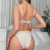 Женский Кружевной Комплект Бюстгальтер Push-Up С Косточками 3/4 Чашки Тонкие Формованные Чашки Регулируемые Бретели Размеры Спины 75C-90C